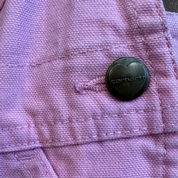 Carhartt Pink Kids Overalls, 18 months - Picture 4 of 7